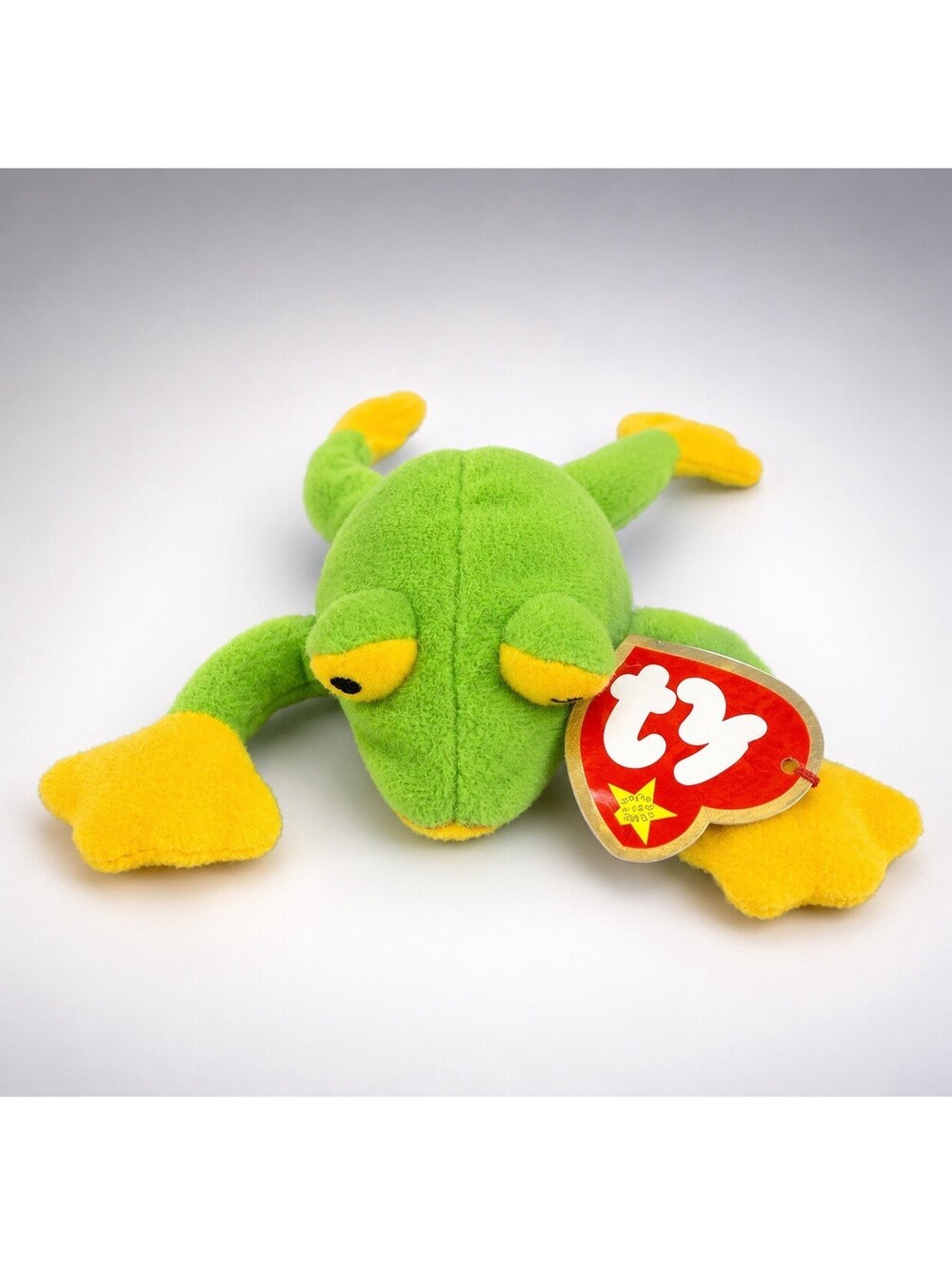 NWT Ty 1999 Smoochy The Frog Teenie Beanie Baby, 6x6” FREE SHIPPING